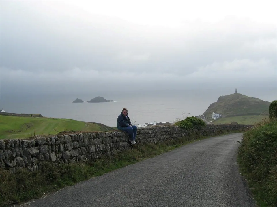 Day 1 cape cornwall enyoying cornish sunshine